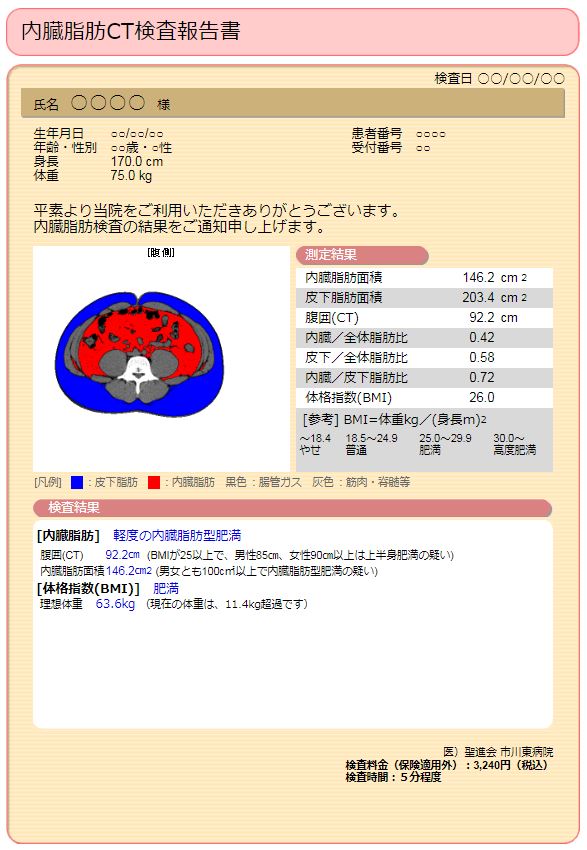内臓脂肪CT